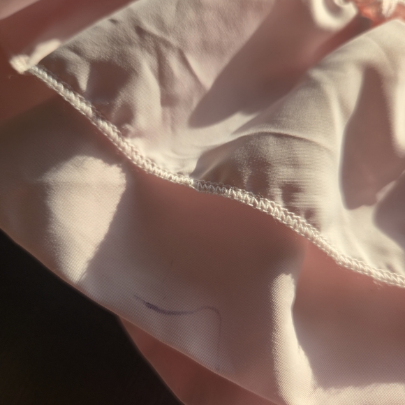 Le Chic Glamorous Pink Ruffle Girls Trenchcoat - Picture 6 of 7